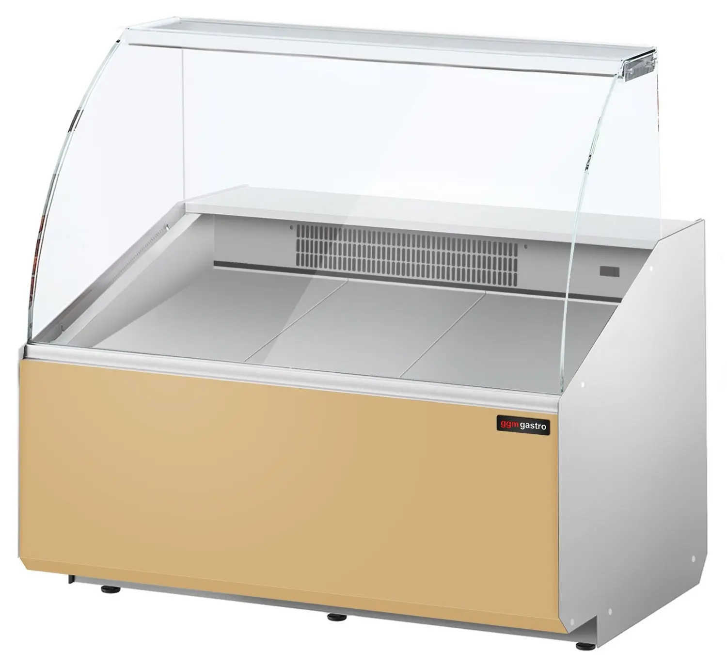 Vitrina frigorifica pentru magazin GGM Gastro KTJI109G-BG (Beige) - 3