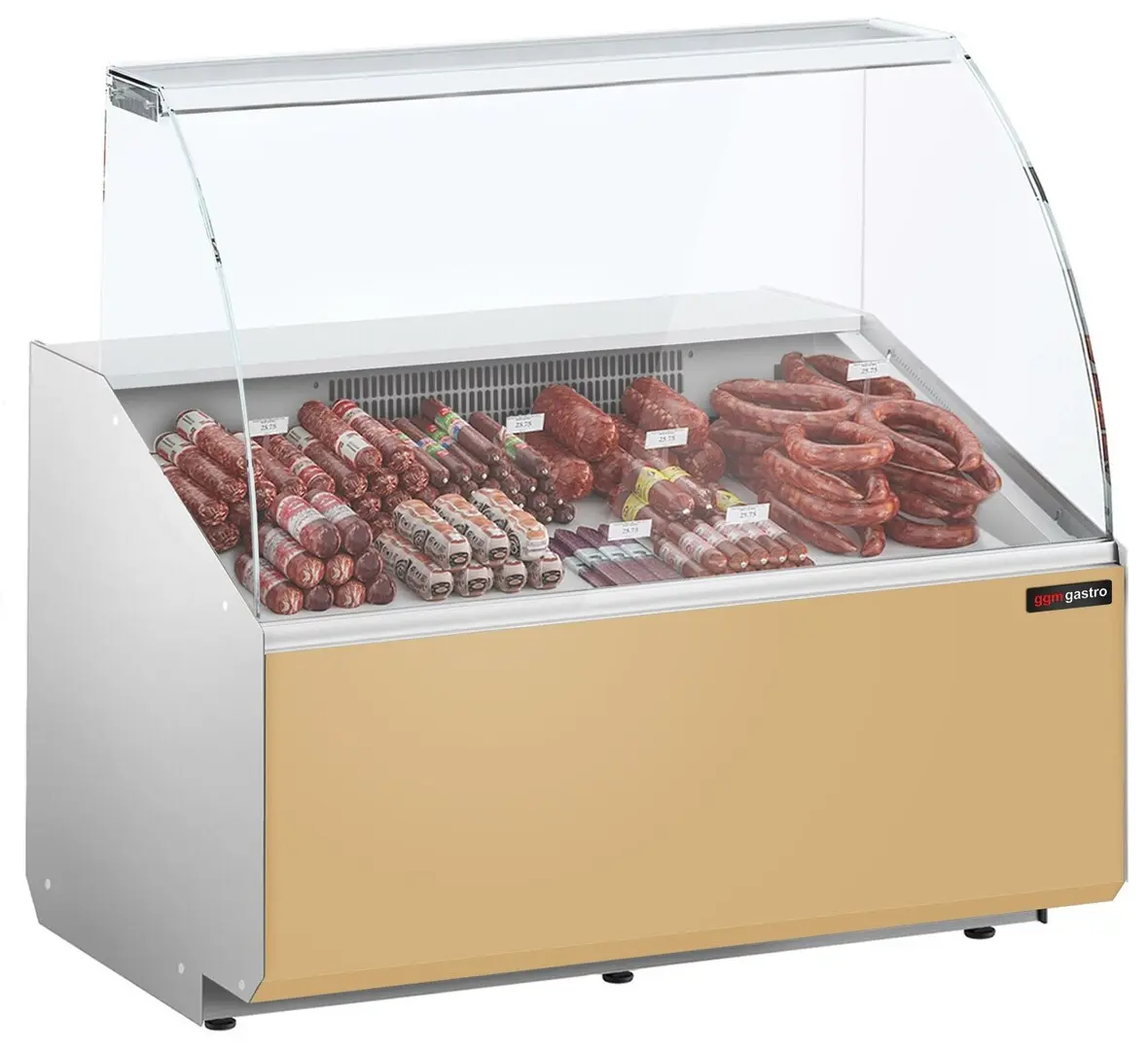 Vitrina frigorifica pentru magazin GGM Gastro KTJI109G-BG (Beige)