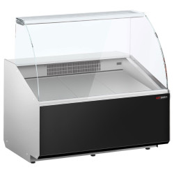 Vitrina frigorifica pentru magazin GGM Gastro KTJI109G (Black) Thumb