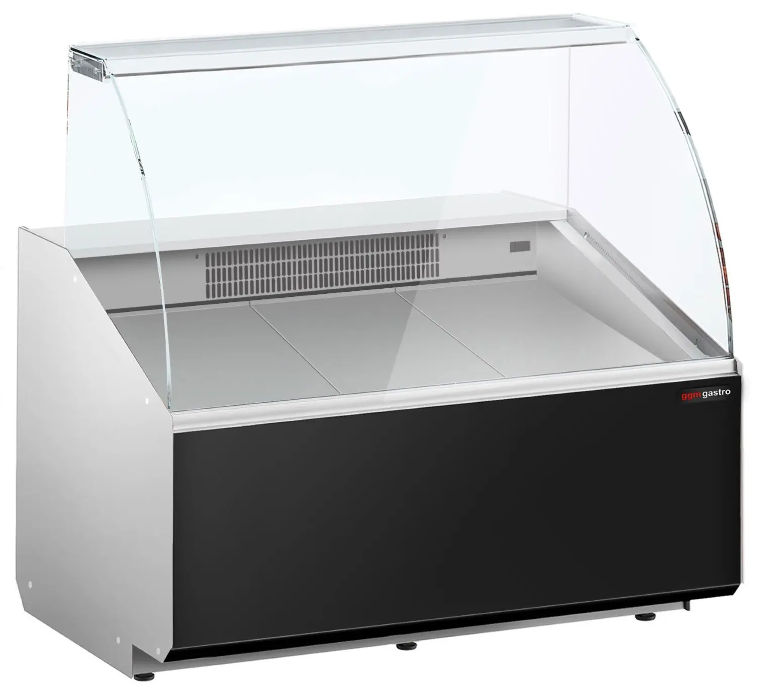 Vitrina frigorifica pentru magazin GGM Gastro KTJI109G (Black) - 2