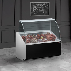 Vitrina frigorifica pentru magazin GGM Gastro KTJI109G (Black) Thumb