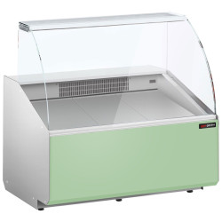 Холодильная витрина для магазина GGM Gastro KTJI109G-G (Green) Thumb