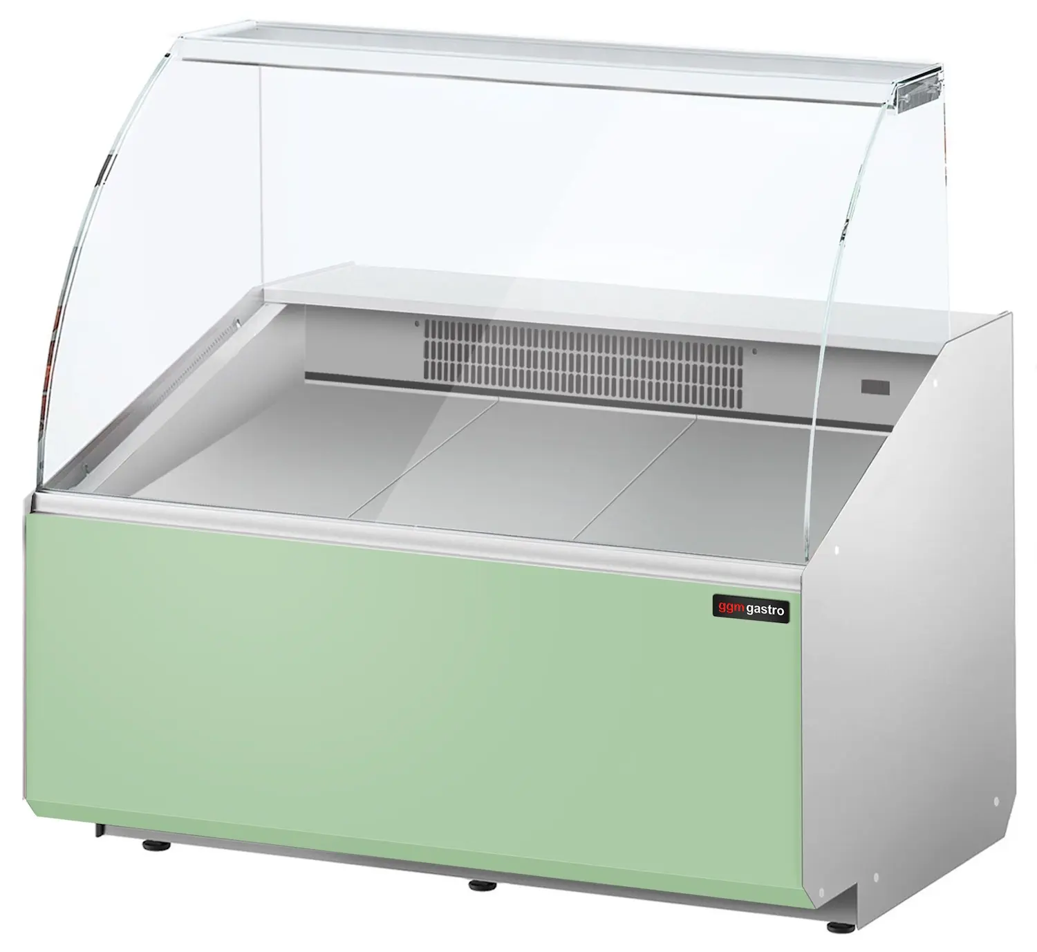 Холодильная витрина для магазина GGM Gastro KTJI109G-G (Green) - 3