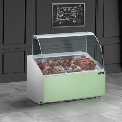 Холодильная витрина для магазина GGM Gastro KTJI109G-G (Green) Thumb