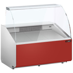 Холодильная витрина для магазина GGM Gastro KTJI109G-R (Red) Thumb