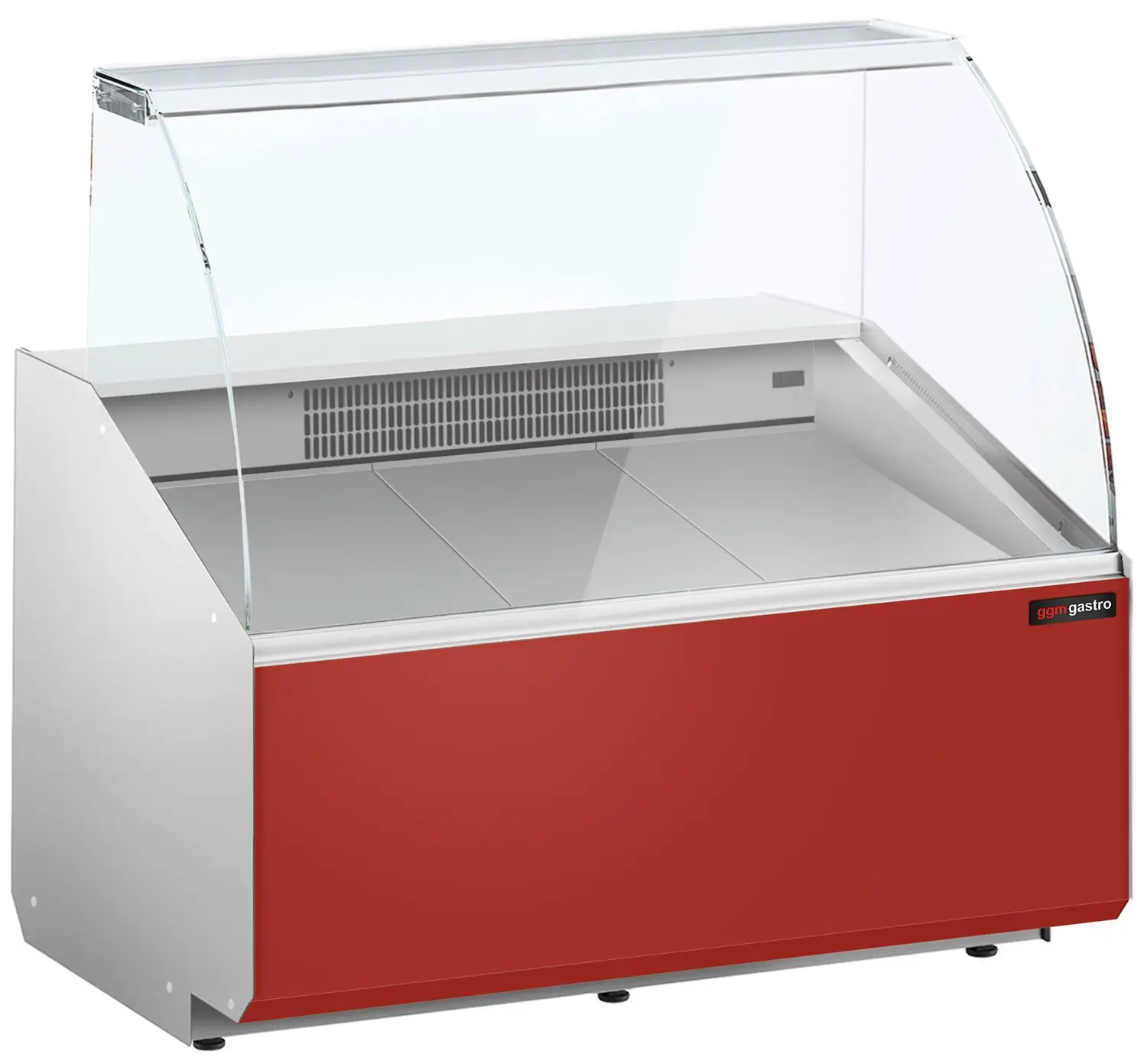 Холодильная витрина для магазина GGM Gastro KTJI109G-R (Red) - 2