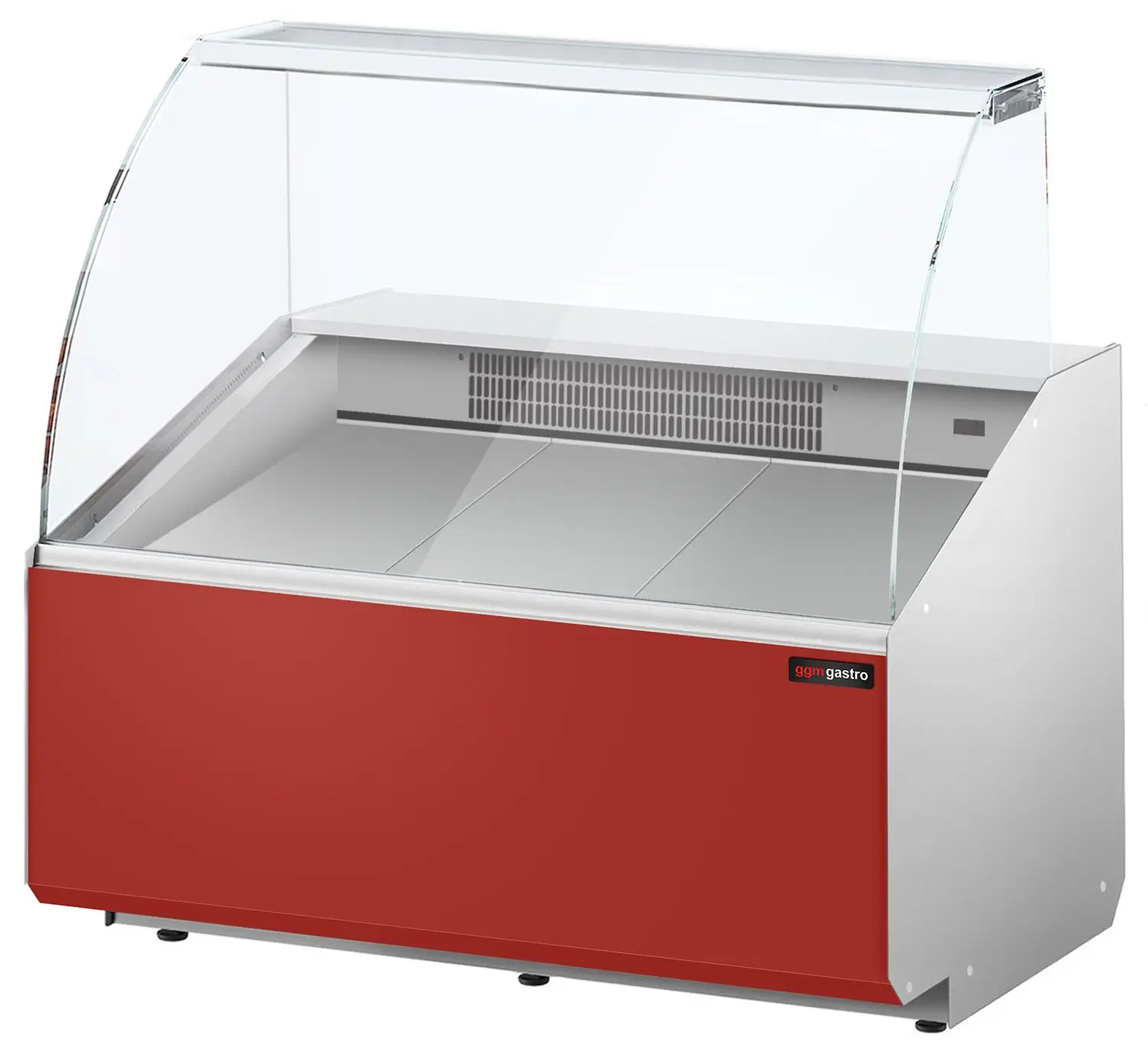 Холодильная витрина для магазина GGM Gastro KTJI109G-R (Red) - 3