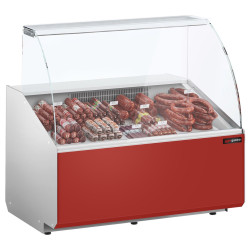 Холодильная витрина для магазина GGM Gastro KTJI109G-R (Red)
