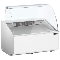 Vitrina frigorifica pentru magazin GGM Gastro KTJI109G-W (White) Thumb