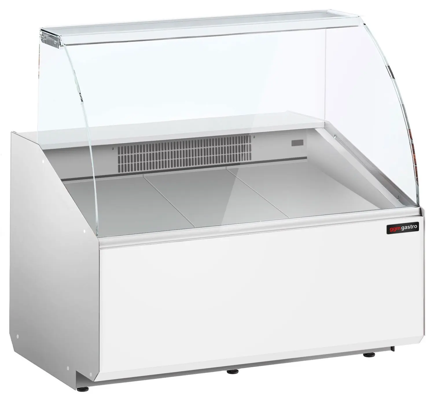 Vitrina frigorifica pentru magazin GGM Gastro KTJI109G-W (White) - 2