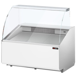 Vitrina frigorifica pentru magazin GGM Gastro KTJI109G-W (White) Thumb