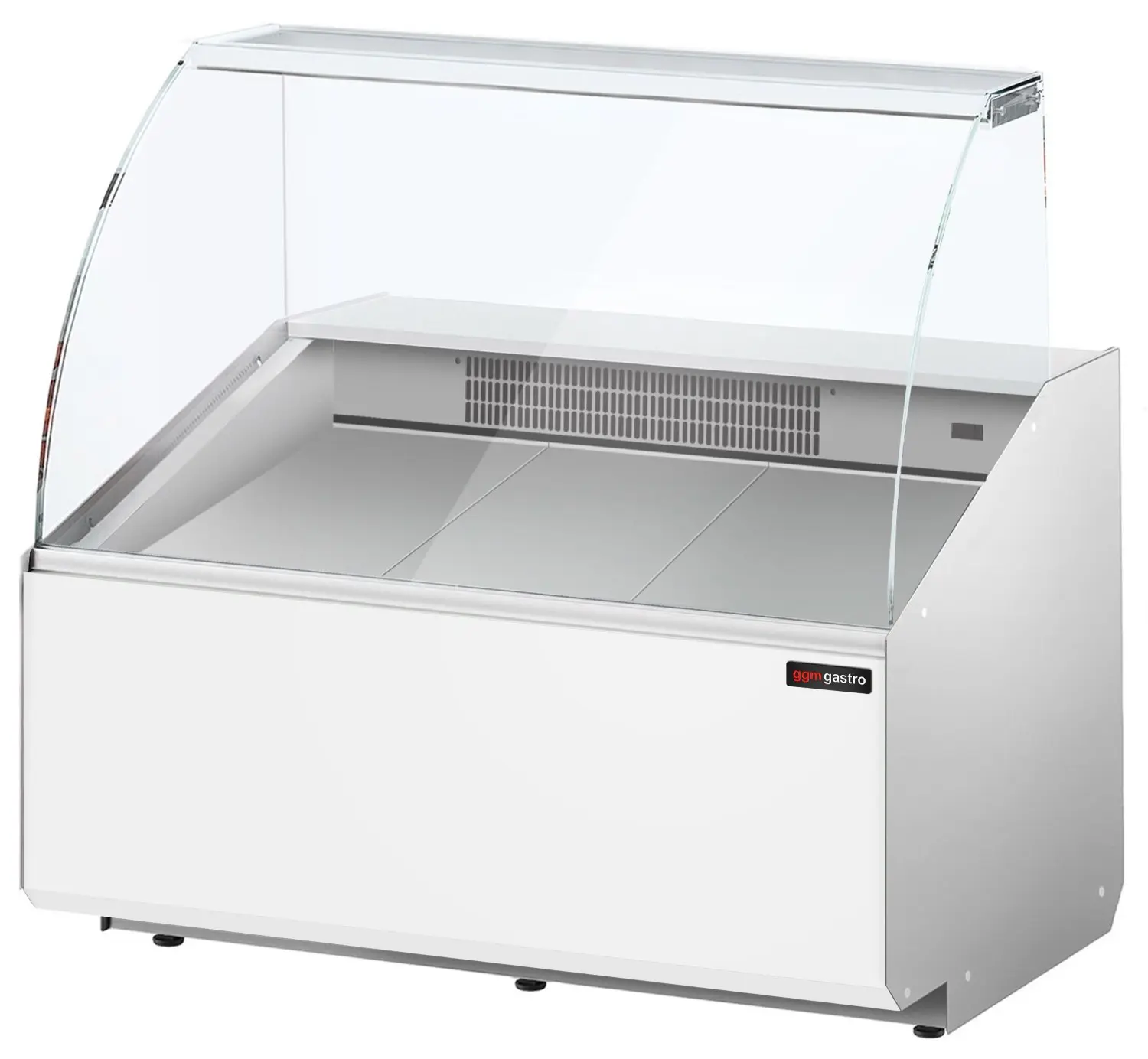 Vitrina frigorifica pentru magazin GGM Gastro KTJI109G-W (White) - 3