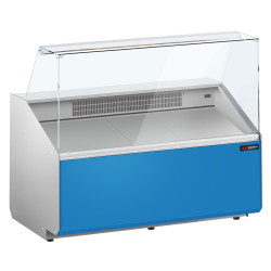 Холодильная витрина для магазина GGM Gastro KTJI129E-B (Blue) Thumb