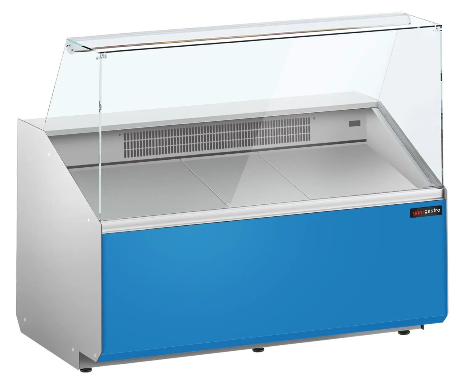 Холодильная витрина для магазина GGM Gastro KTJI129E-B (Blue) - 2
