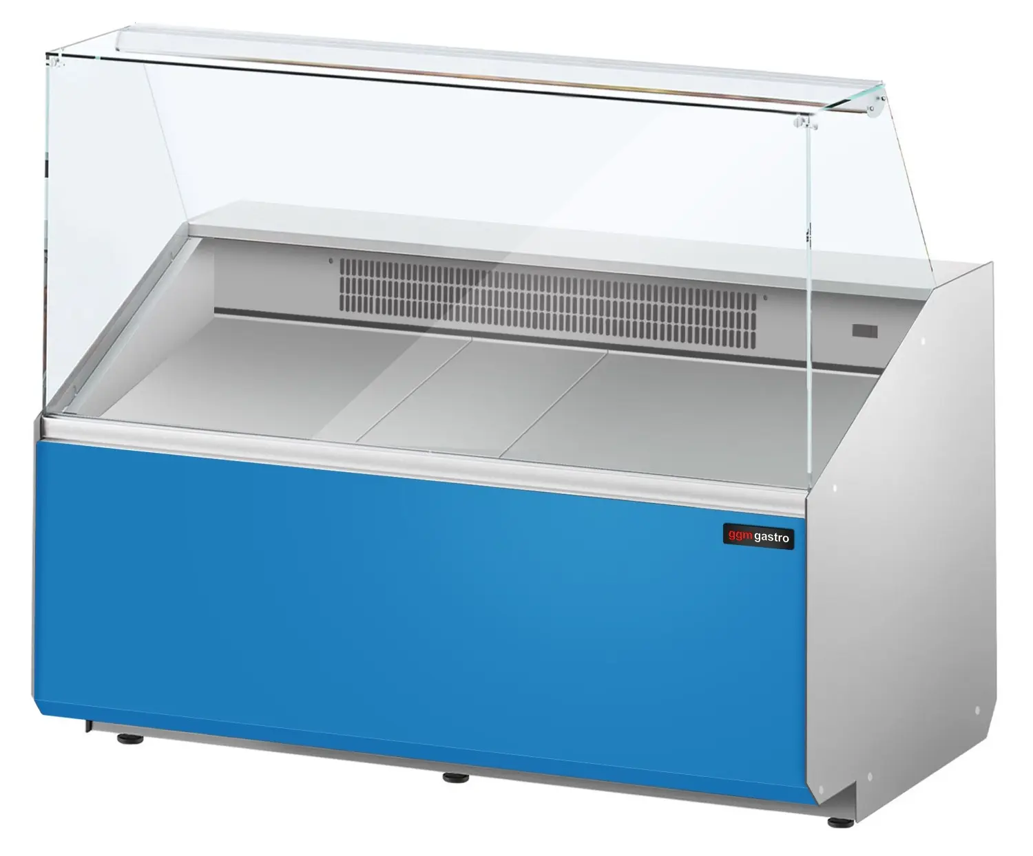 Холодильная витрина для магазина GGM Gastro KTJI129E-B (Blue) - 3