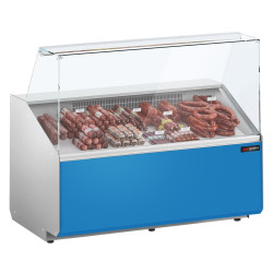 Холодильная витрина для магазина GGM Gastro KTJI129E-B (Blue)