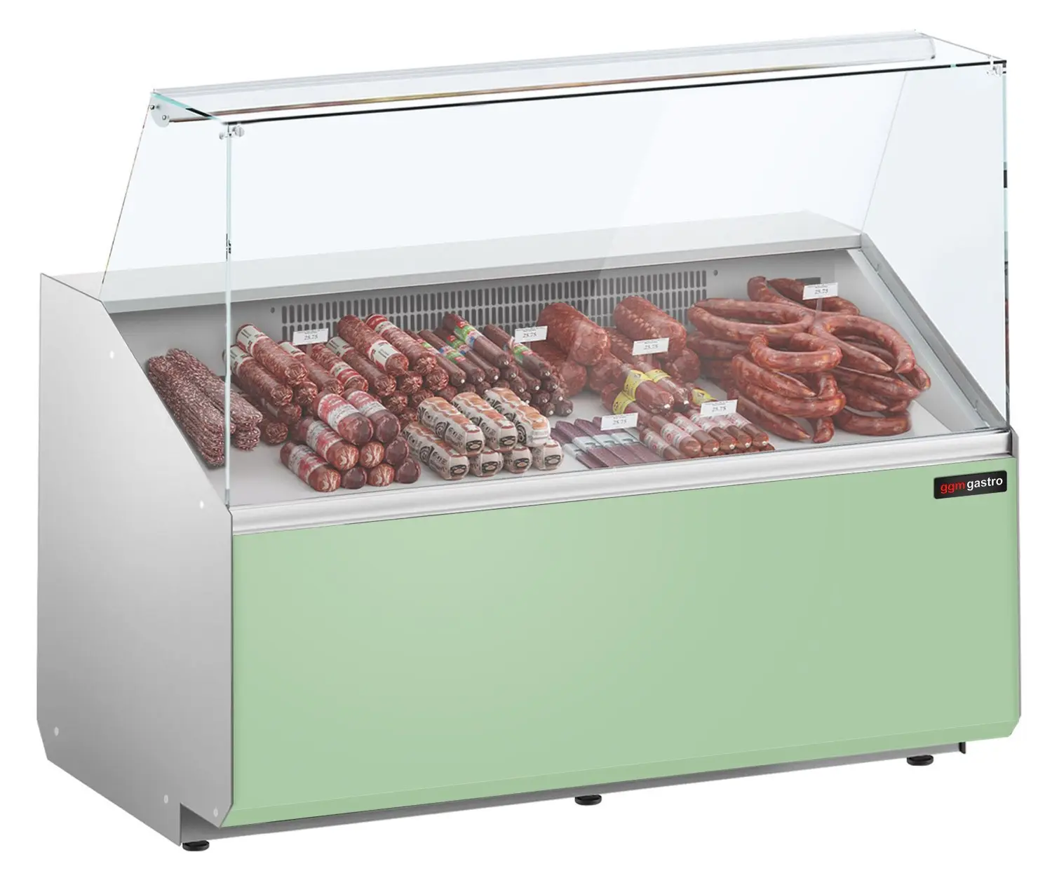 Vitrina frigorifica pentru magazin GGM Gastro KTJI129E-G (Green)