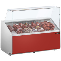 Холодильная витрина для магазина GGM Gastro KTJI129E-R (Red)