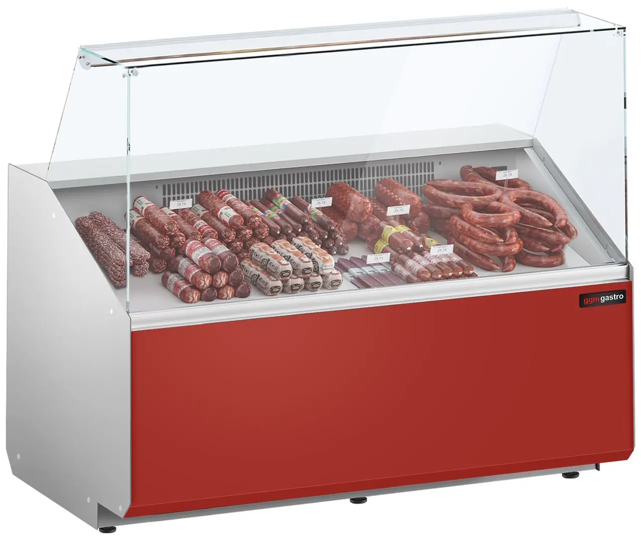Vitrina frigorifica pentru magazin GGM Gastro KTJI129E-R (Red)