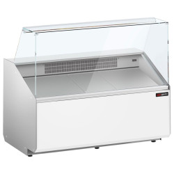 Vitrina frigorifica pentru magazin GGM Gastro KTJI129E-W (White) Thumb