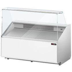 Vitrina frigorifica pentru magazin GGM Gastro KTJI129E-W (White) Thumb