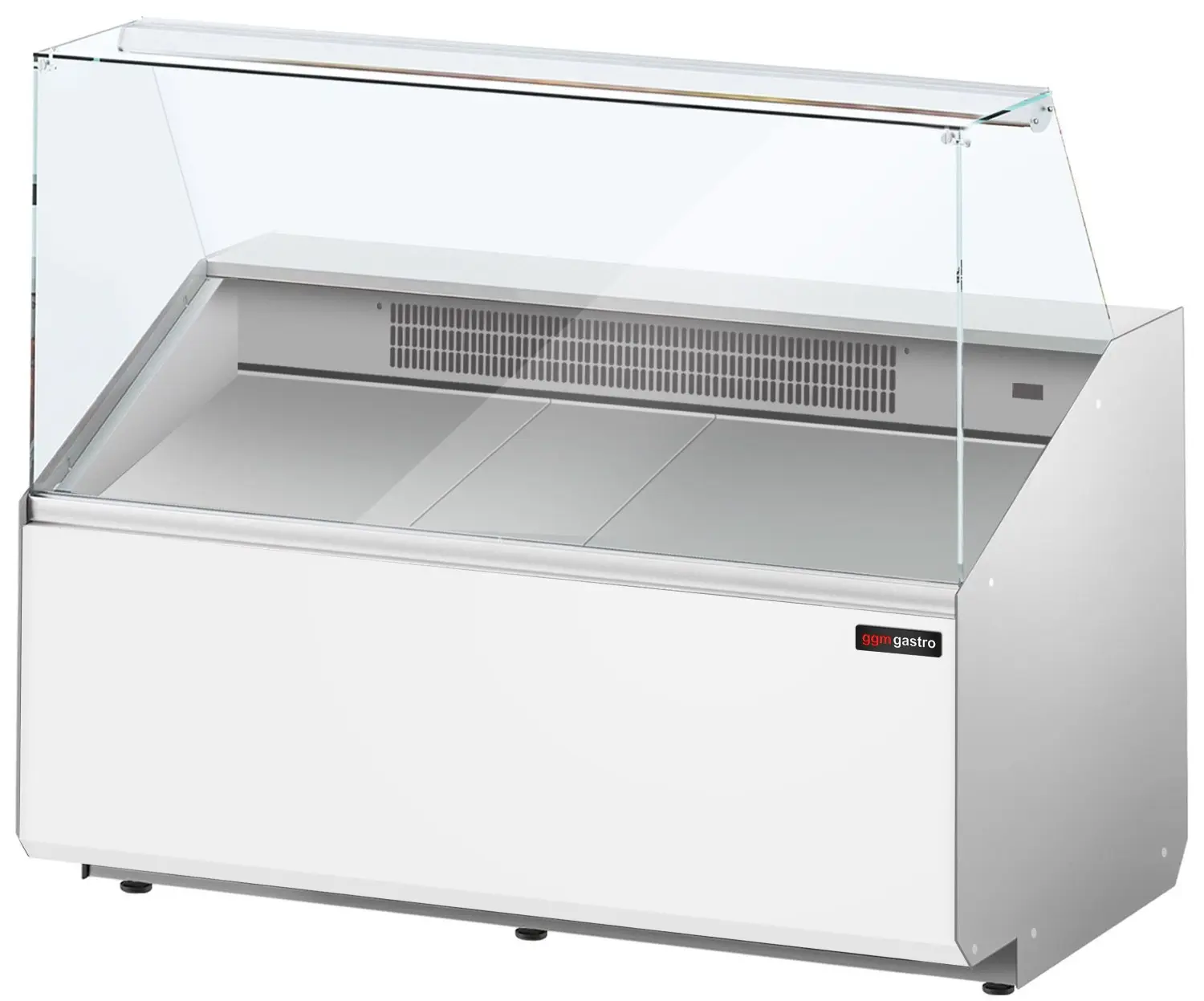 Vitrina frigorifica pentru magazin GGM Gastro KTJI129E-W (White) - 3