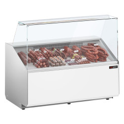 Холодильная витрина для магазина GGM Gastro KTJI129E-W (White)