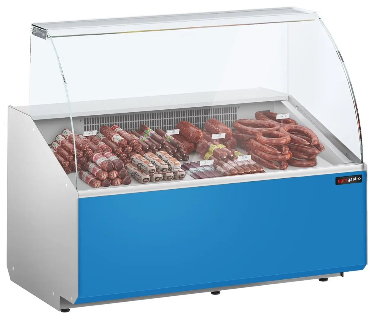 Vitrina frigorifica pentru magazin GGM Gastro KTJI129G-B (Blue)