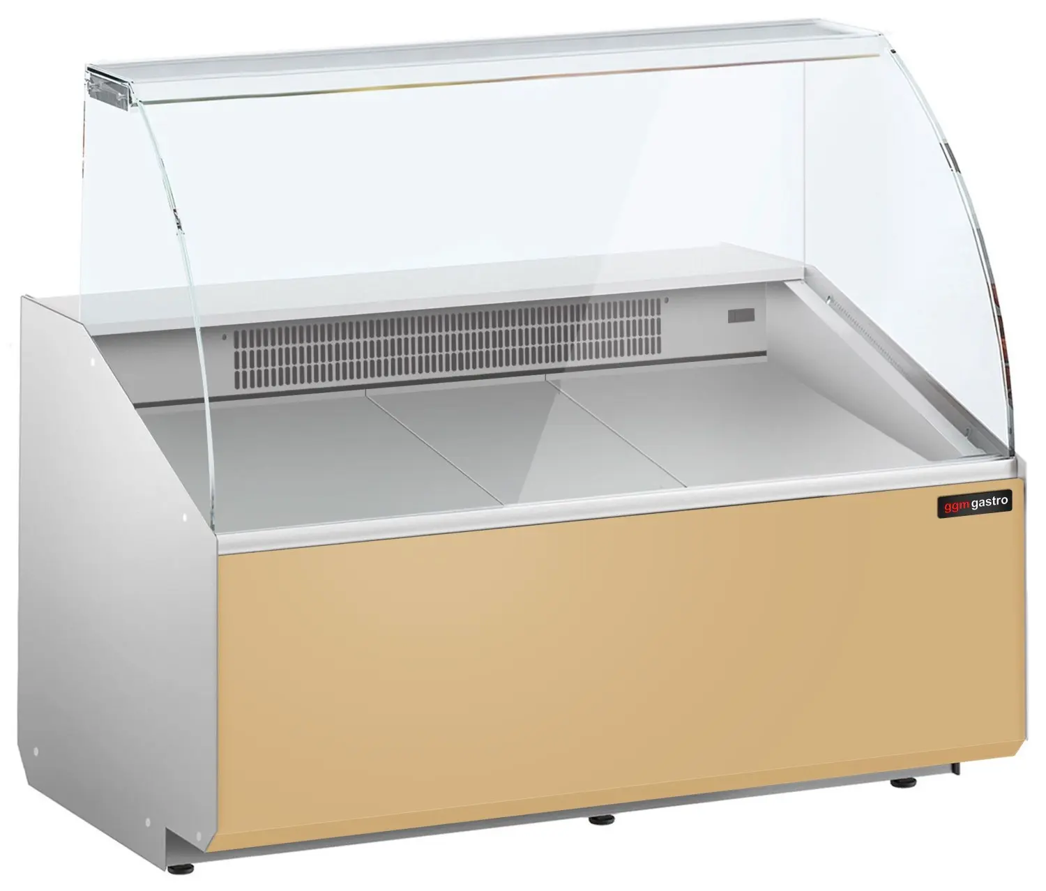 Vitrina frigorifica pentru magazin GGM Gastro KTJI129G-BG (Beige) - 2