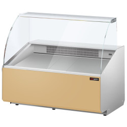 Vitrina frigorifica pentru magazin GGM Gastro KTJI129G-BG (Beige) Thumb