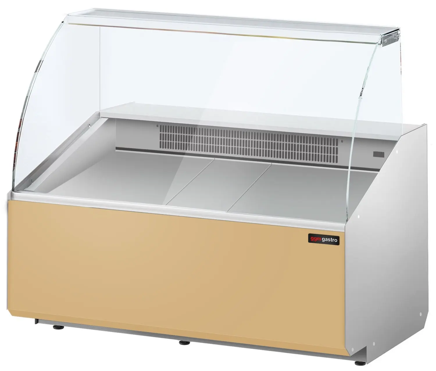 Vitrina frigorifica pentru magazin GGM Gastro KTJI129G-BG (Beige) - 3