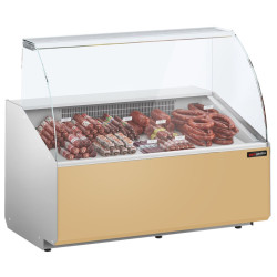 Vitrina frigorifica pentru magazin GGM Gastro KTJI129G-BG (Beige)