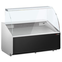 Vitrina frigorifica pentru magazin GGM Gastro KTJI129G (Black) Thumb
