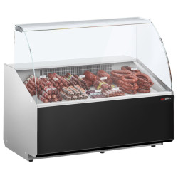 Vitrina frigorifica pentru magazin GGM Gastro KTJI129G (Black)