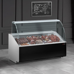 Vitrina frigorifica pentru magazin GGM Gastro KTJI129G (Black) Thumb