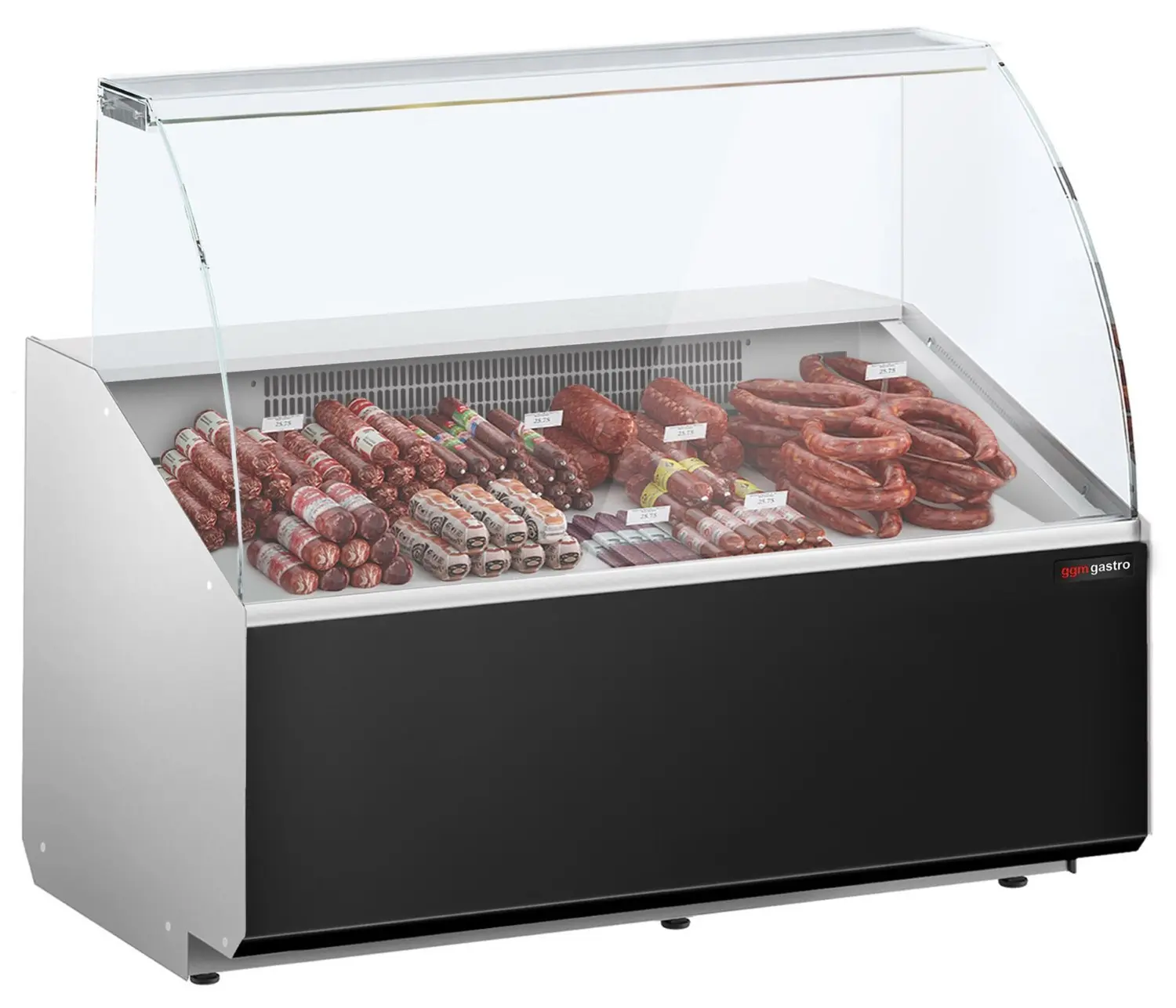 Vitrina frigorifica pentru magazin GGM Gastro KTJI129G (Black)