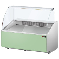 Vitrina frigorifica pentru magazin GGM Gastro KTJI129G-G (Green) Thumb