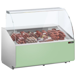 Vitrina frigorifica pentru magazin GGM Gastro KTJI129G-G (Green)