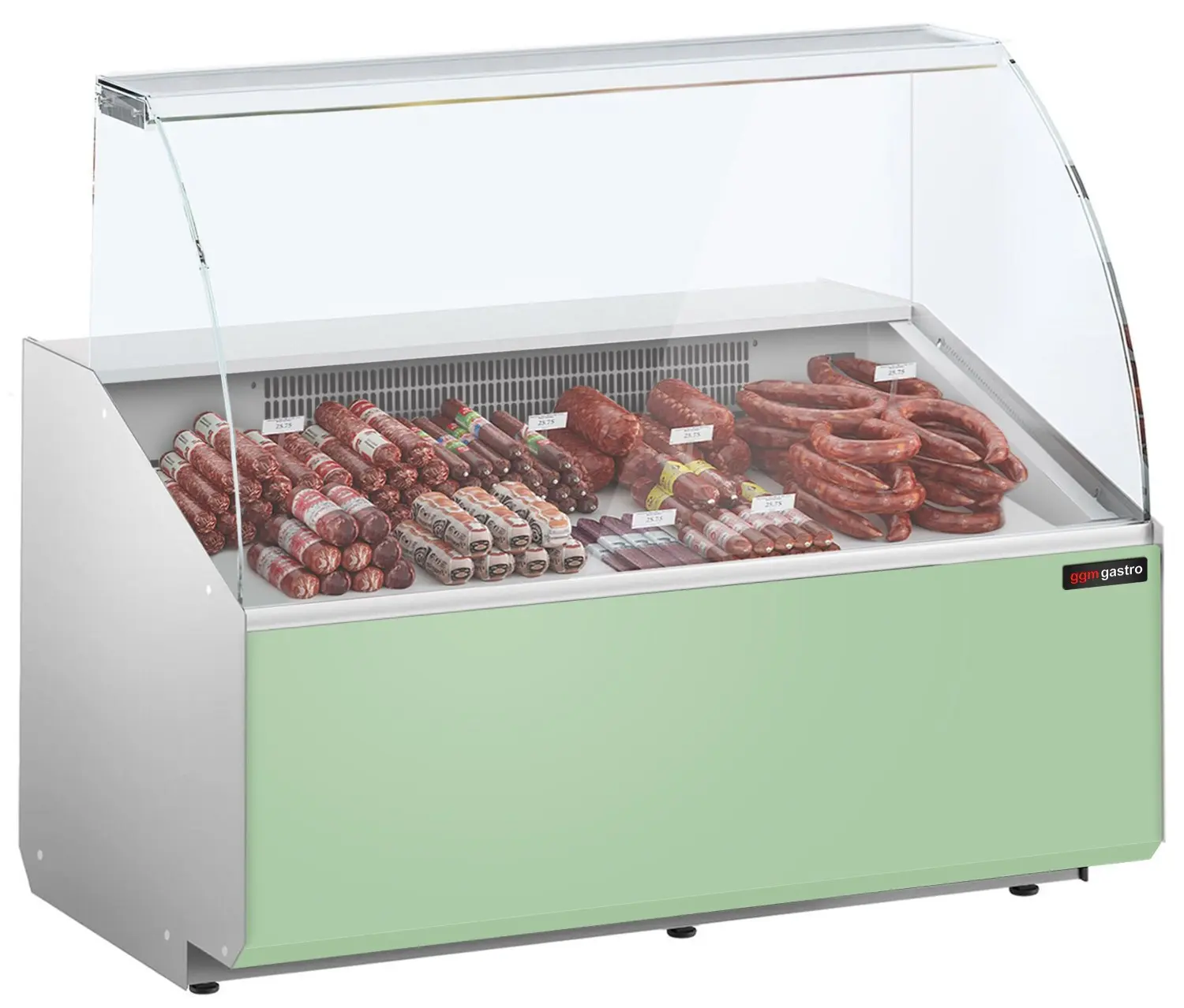 Vitrina frigorifica pentru magazin GGM Gastro KTJI129G-G (Green)