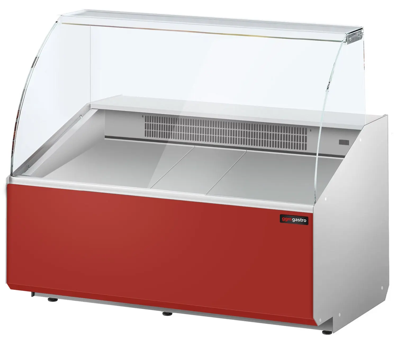 Холодильная витрина для магазина GGM Gastro KTJI129G-R (Red) - 3