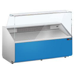 Vitrina frigorifica pentru magazin GGM Gastro KTJI159E-B (Blue) Thumb