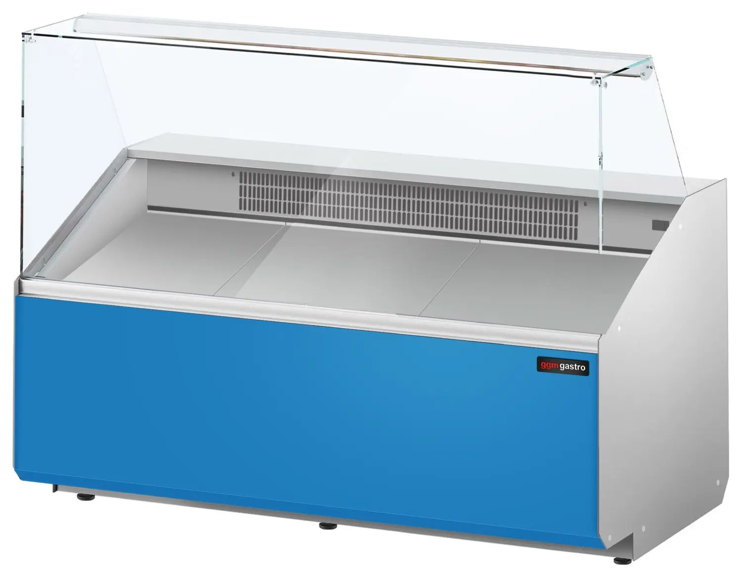 Vitrina frigorifica pentru magazin GGM Gastro KTJI159E-B (Blue) - 3