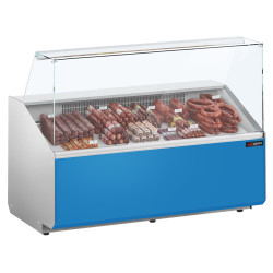 Vitrina frigorifica pentru magazin GGM Gastro KTJI159E-B (Blue)