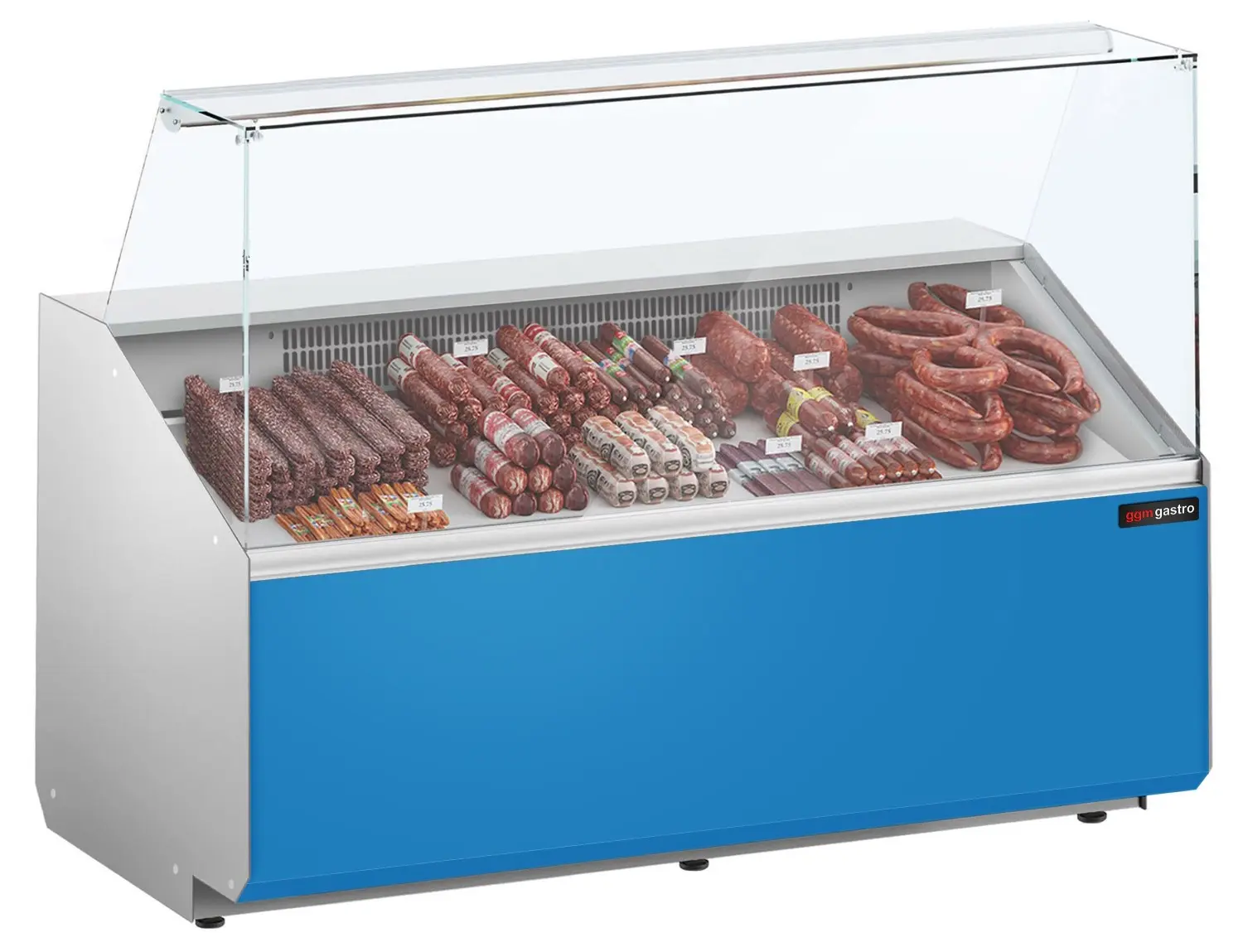 Vitrina frigorifica pentru magazin GGM Gastro KTJI159E-B (Blue)