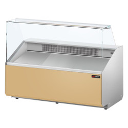 Холодильная витрина для магазина GGM Gastro KTJI159E-BG (Beige) Thumb