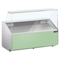 Vitrina frigorifica pentru magazin GGM Gastro KTJI159E-G (Green) Thumb