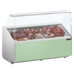 Vitrina frigorifica pentru magazin GGM Gastro KTJI159E-G (Green)