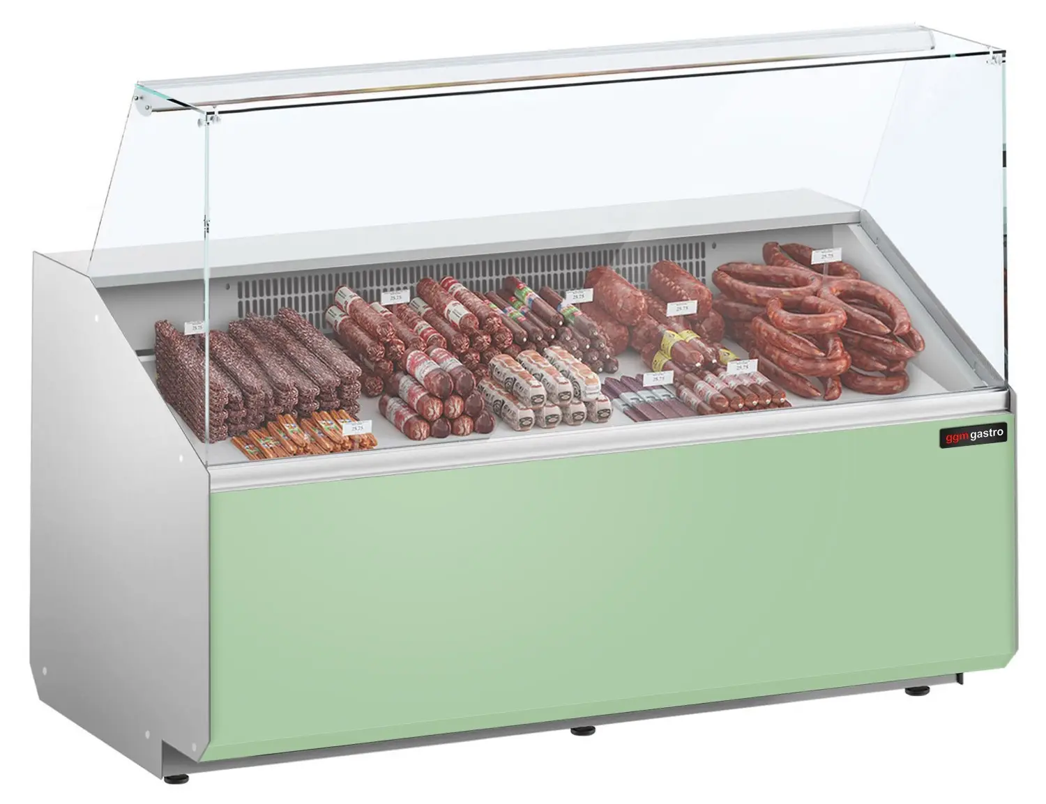 Vitrina frigorifica pentru magazin GGM Gastro KTJI159E-G (Green)
