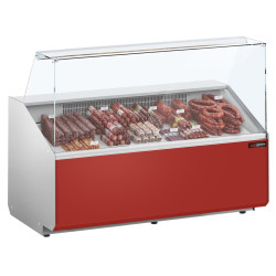 Vitrina frigorifica pentru magazin GGM Gastro KTJI159E-R (Red)
