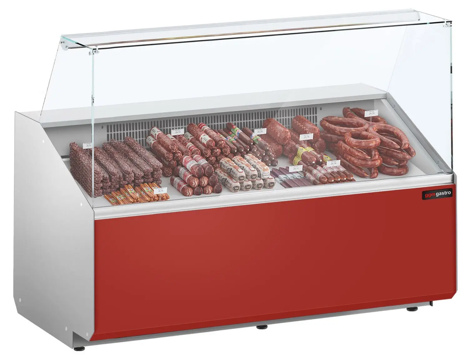 Vitrina frigorifica pentru magazin GGM Gastro KTJI159E-R (Red)